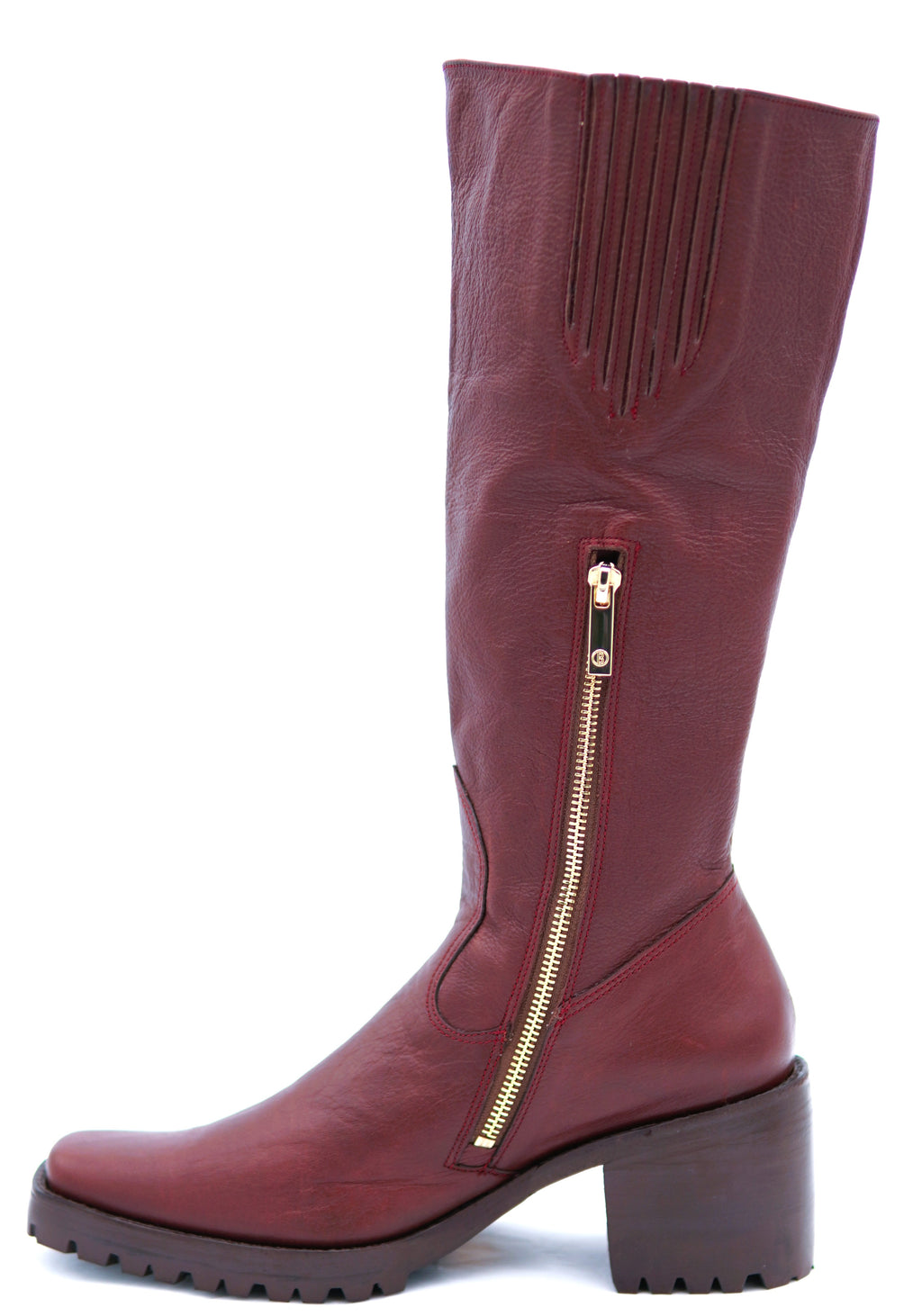 Genuine Leather Knee-High Boots- 9.5 US Women's