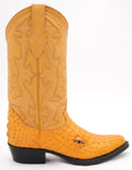 Caiman Hornback Western Boot with Eyes USA-6 Women's