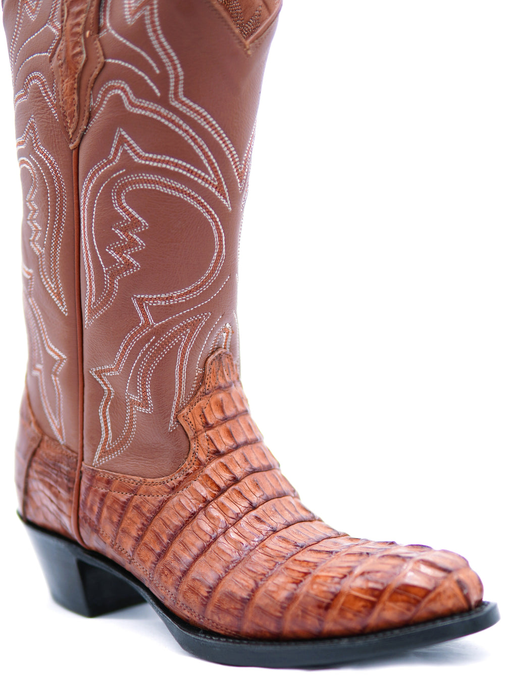 Caiman Tail Western Boots USA- 6 Women