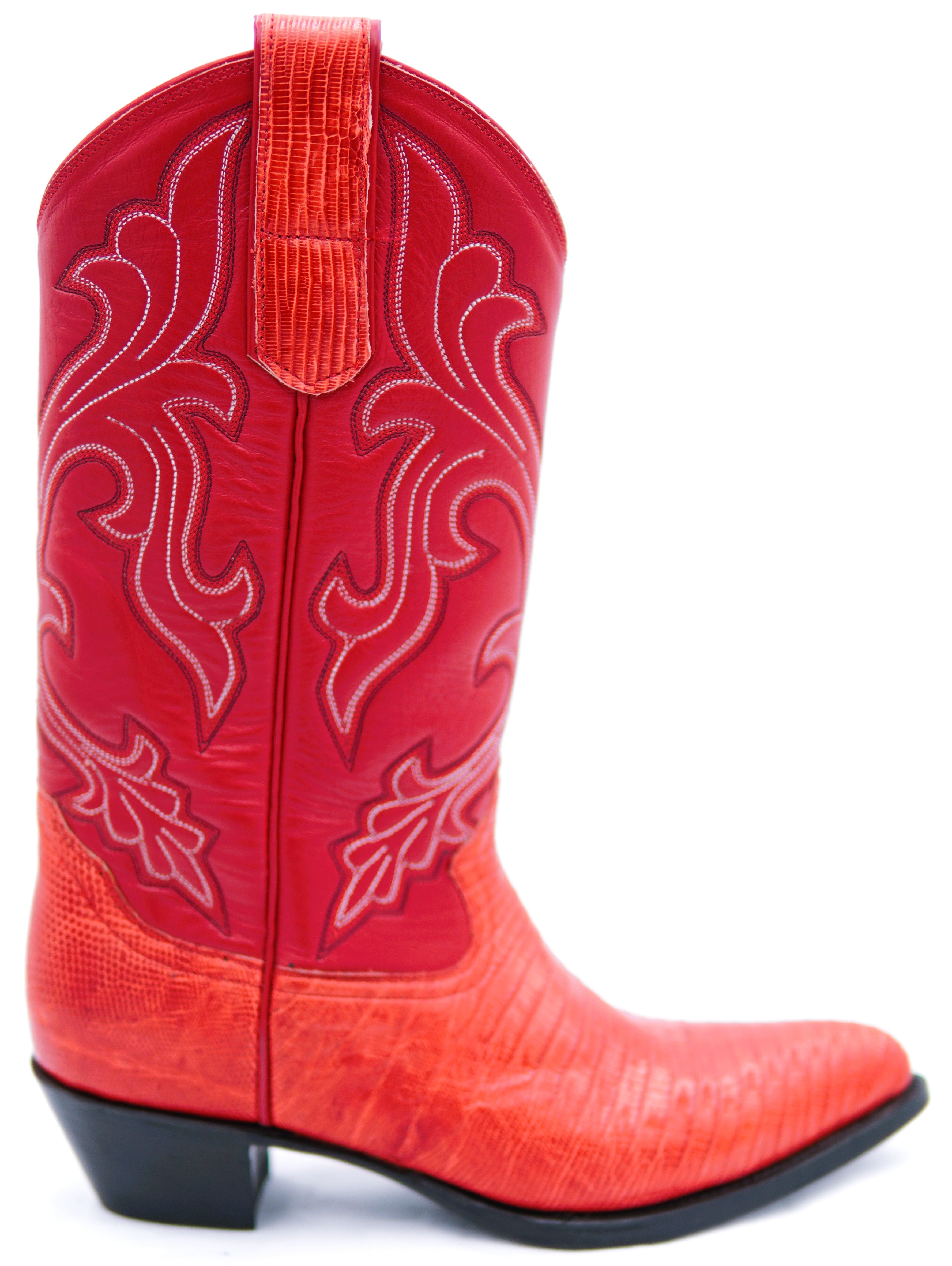 Lizard Western Boots USA- 9 Women's