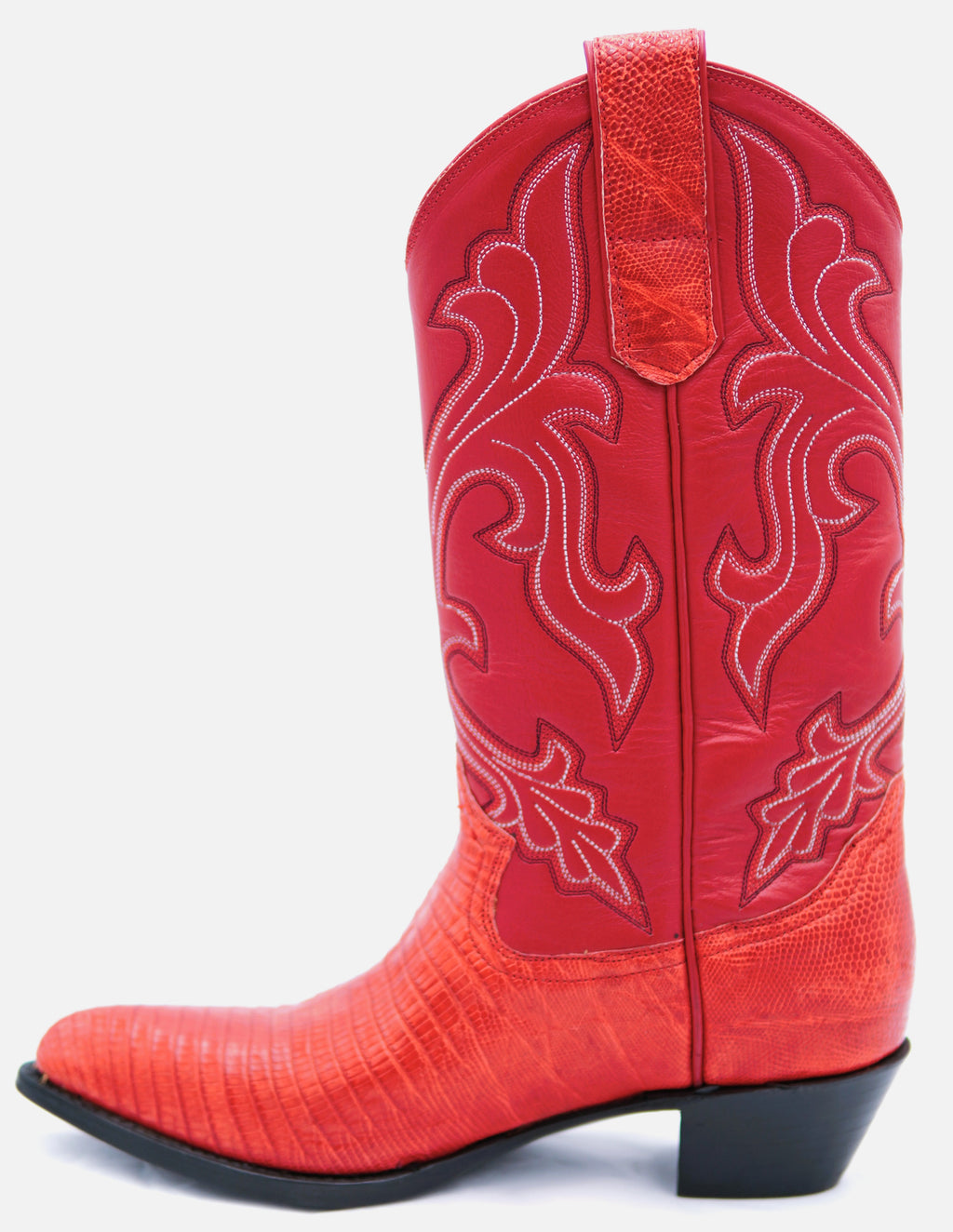 Lizard Western Boots USA- 9 Women's