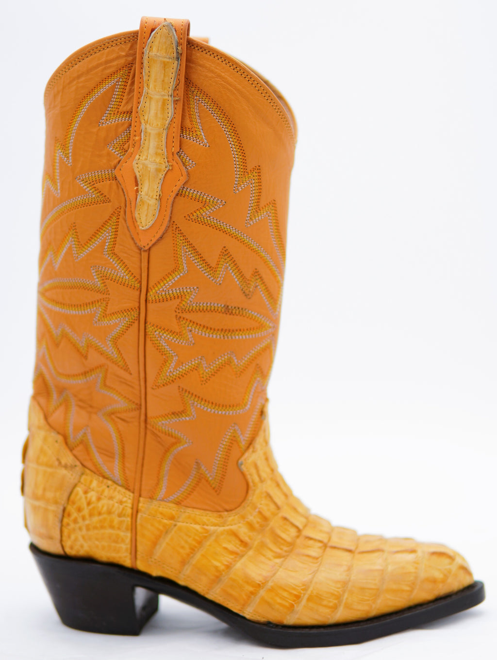 Caiman Tail Western Boots USA- 3.5 Women's