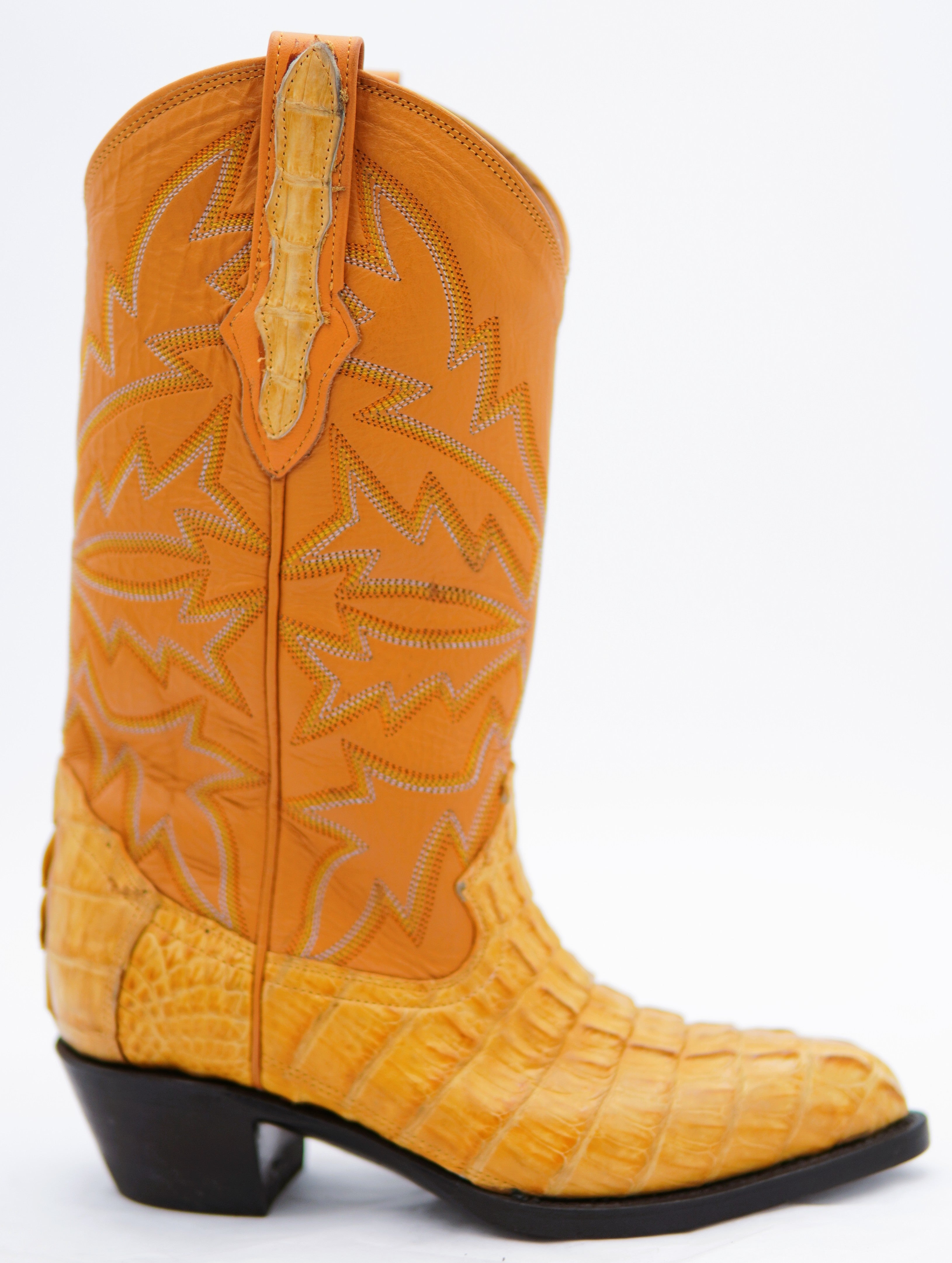 Caiman Tail Western Boots USA- 3.5 Women's