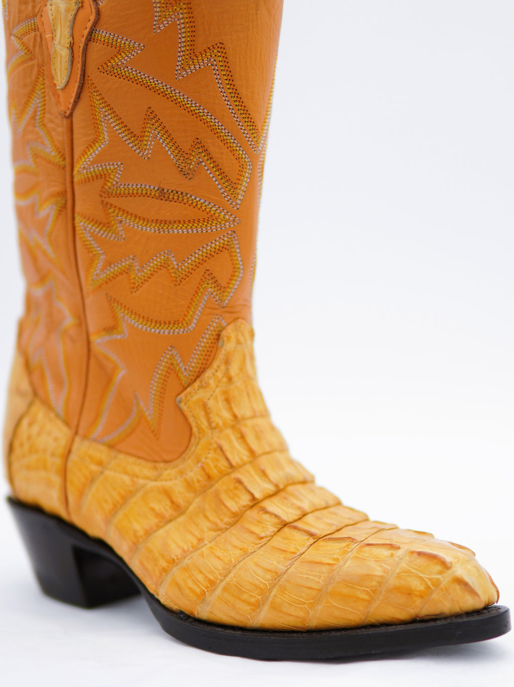 Caiman Tail Western Boots USA- 3.5 Women's