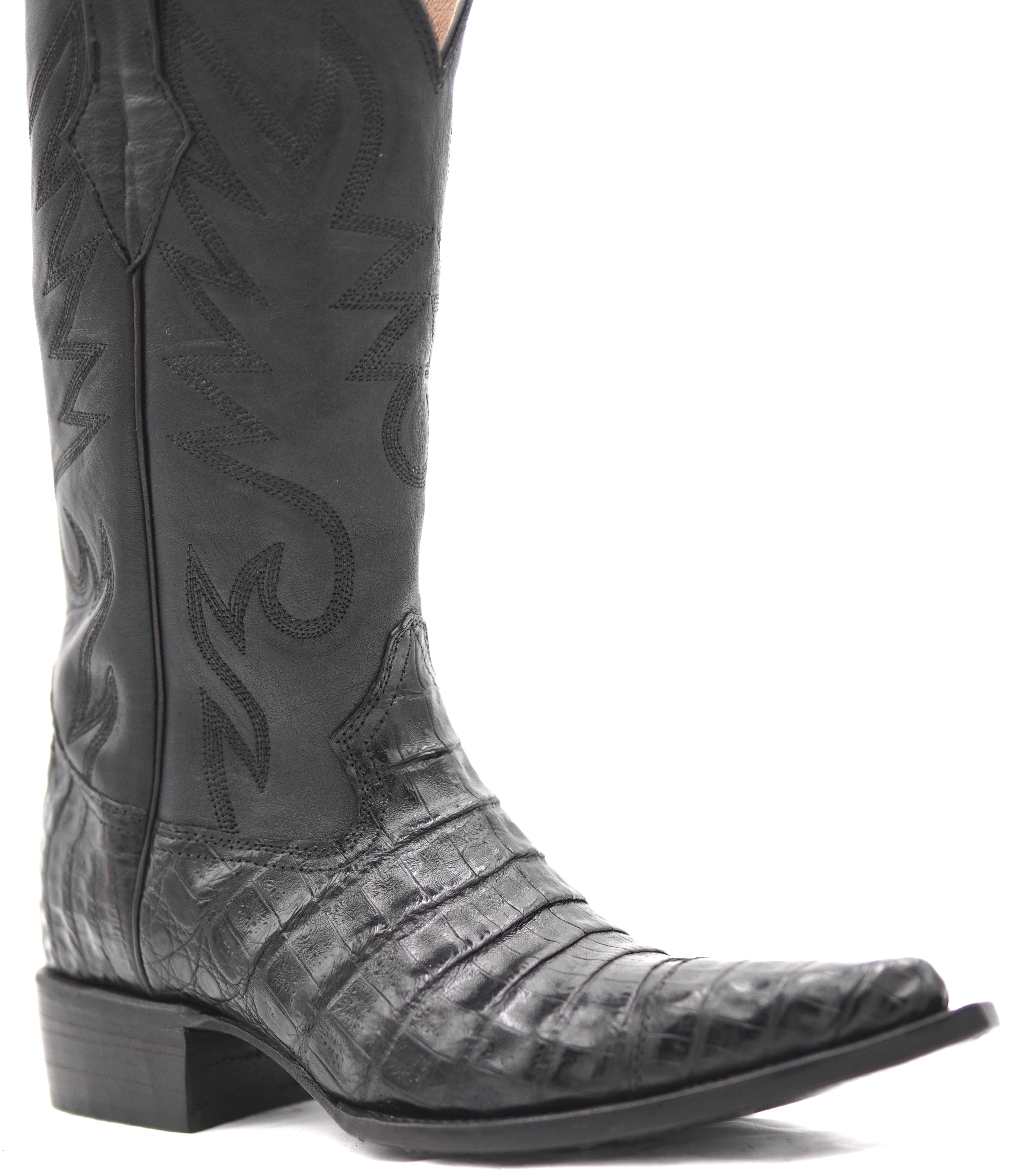 Caiman Belly Western Boot