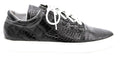 Glossy Alligator Belly Sneakers