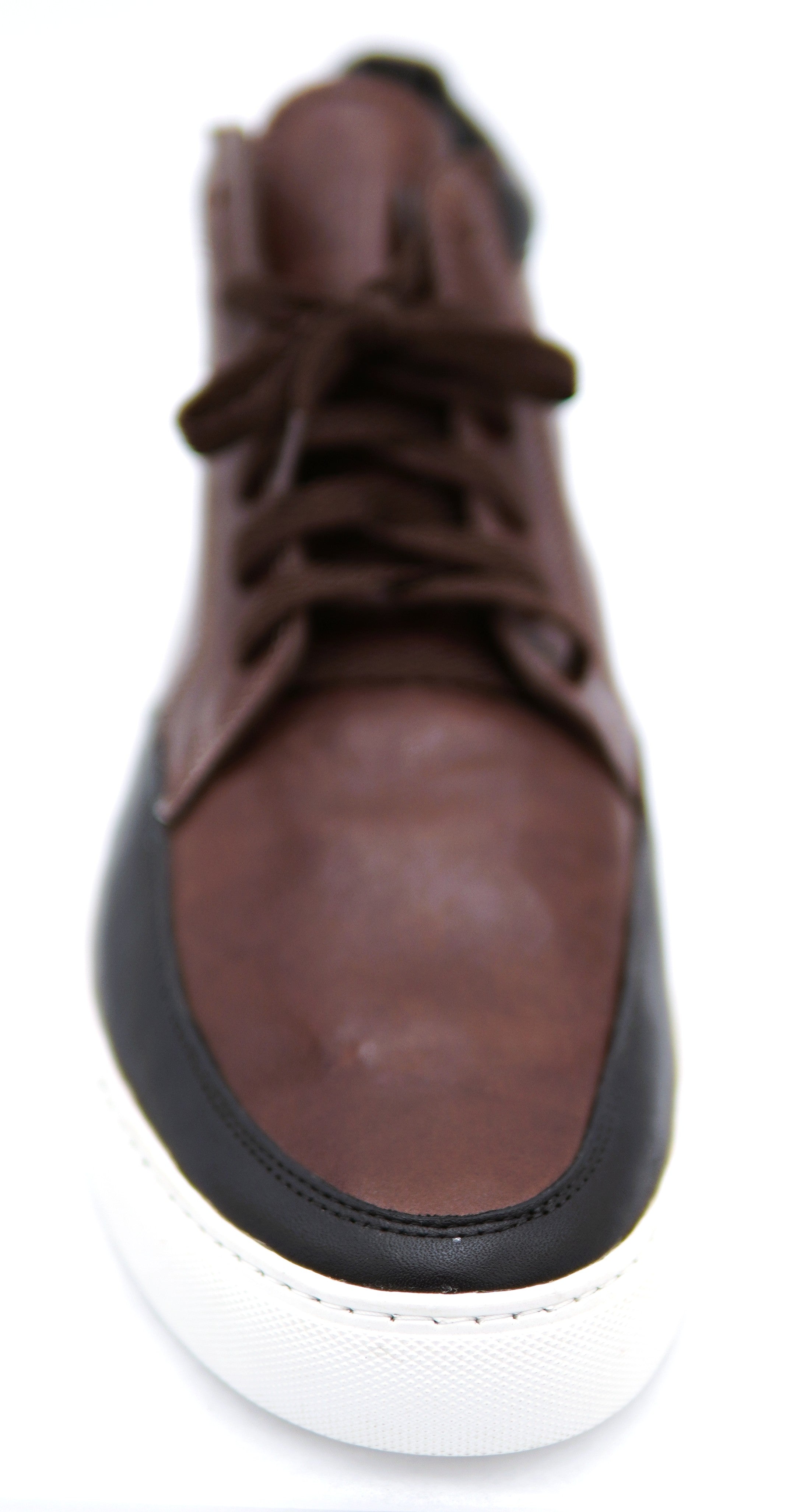 Full Genuine Leather High Top Sneakers
