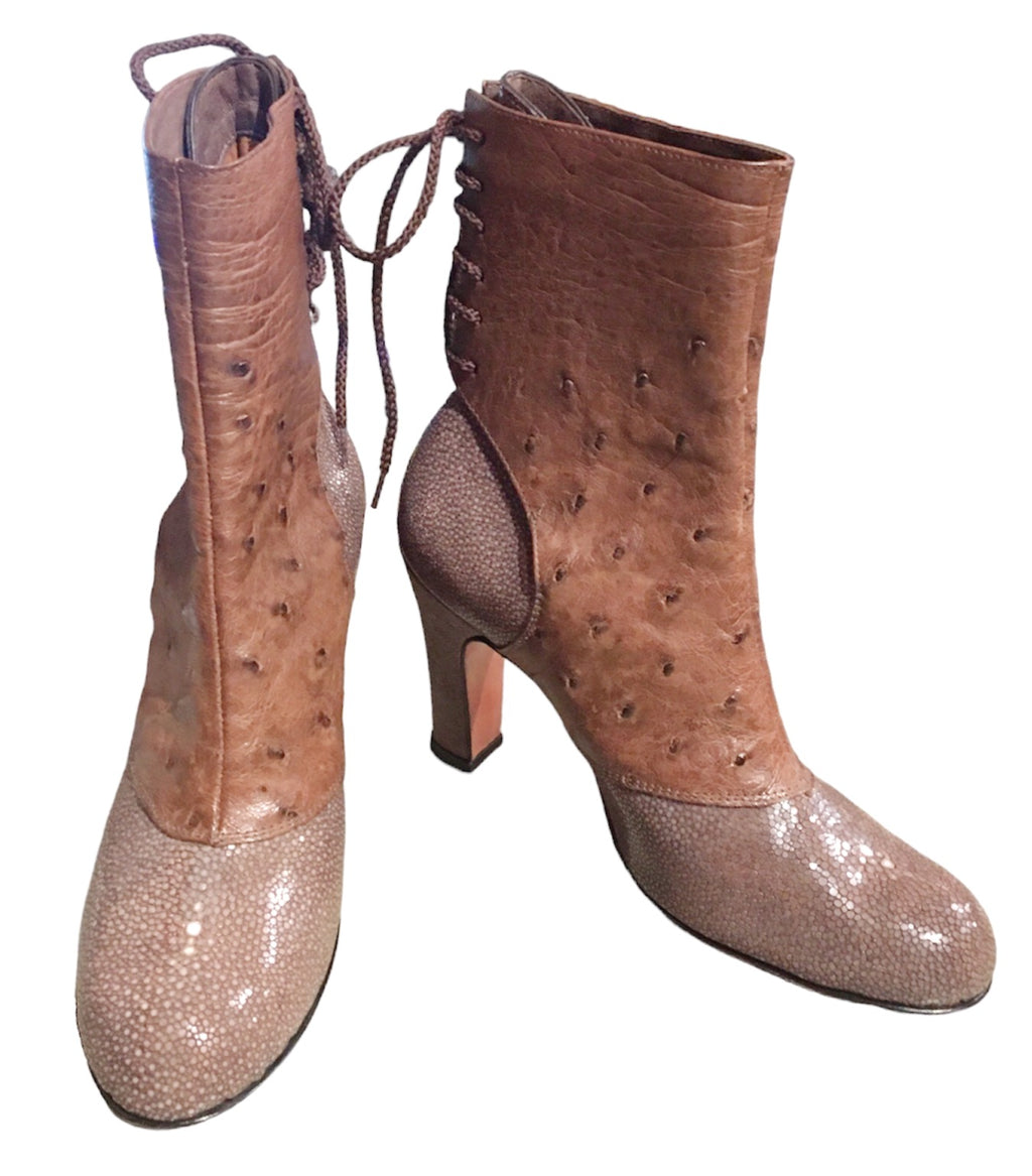 Ostrich and Stingray Boot Heel image 2
