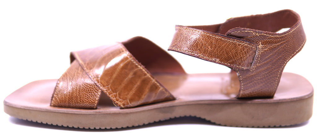 Genuine Unisex Ostrich Leg Sandals image 1