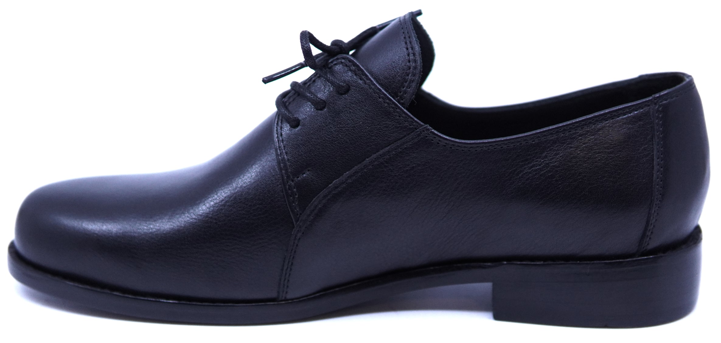 Full Black Leather Dress Shoe image 1