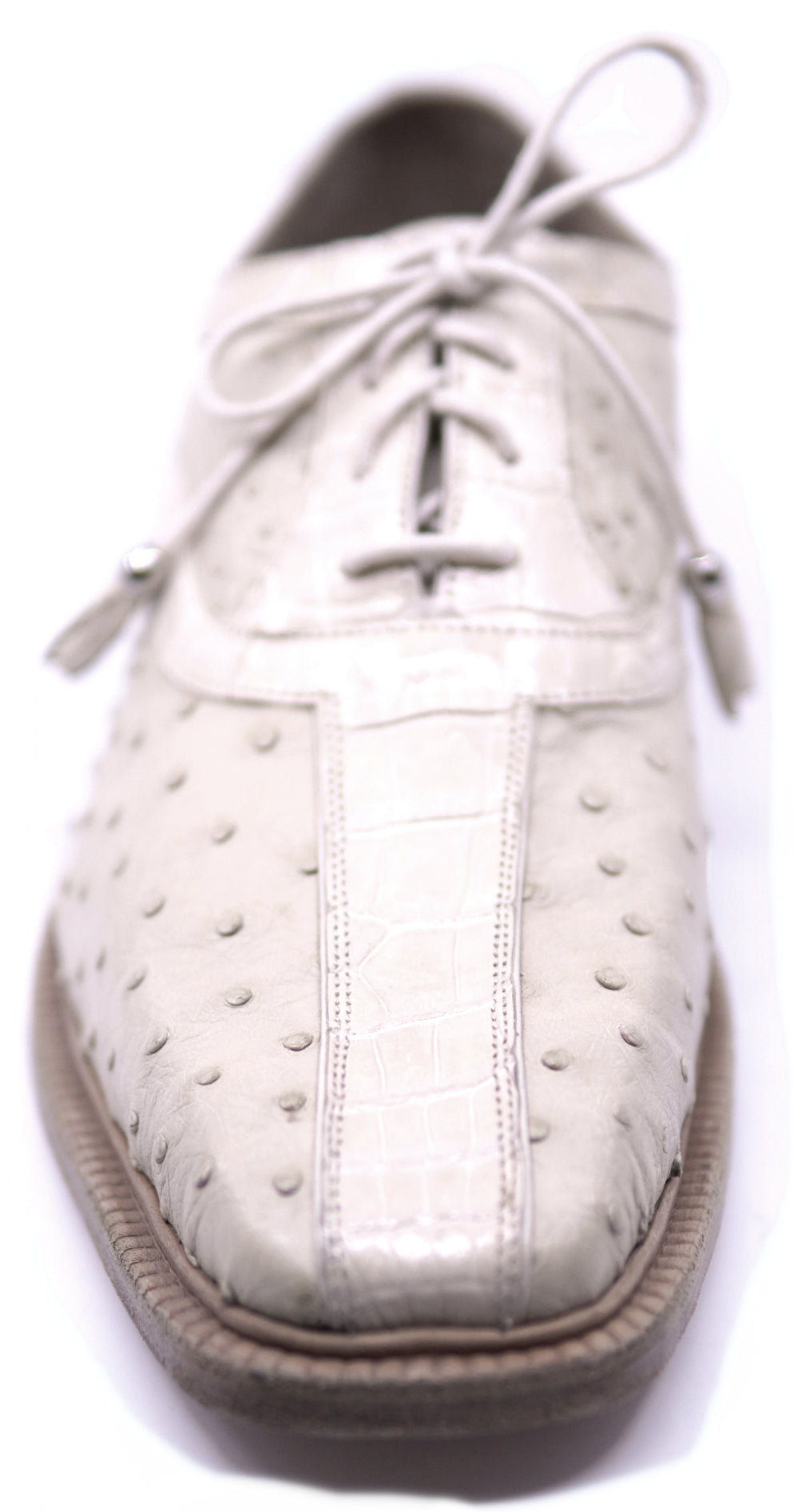 Beige Alligator & Ostrich Dress Shoe image 3