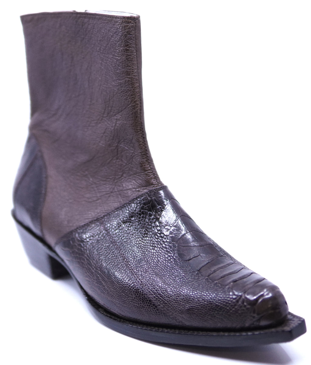 Brown Ostrich Botin image 2