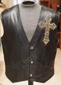Leather Vest & Crocodile Cruises US XXL image 0