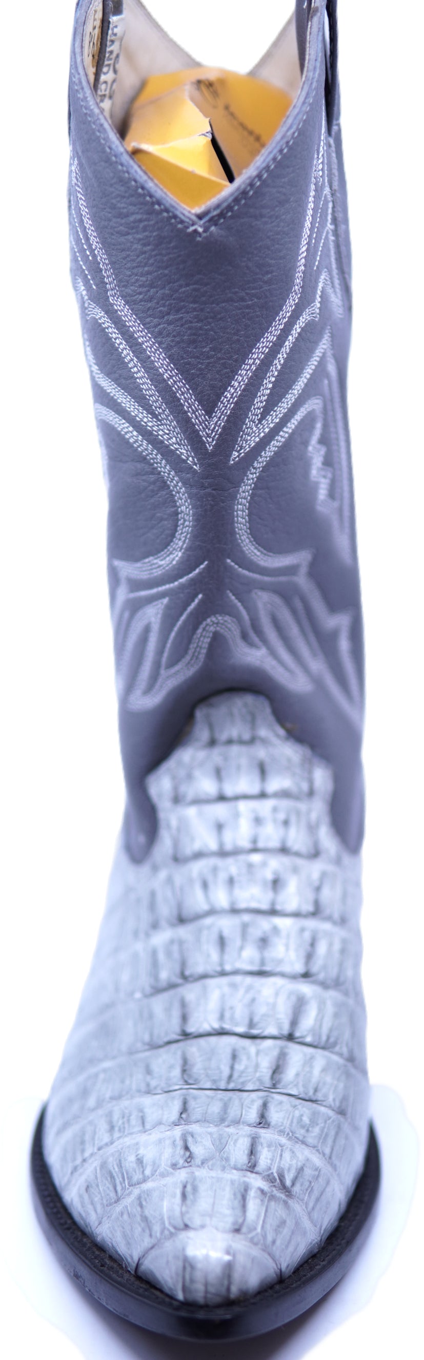 Genuine Caiman Tail Cowboy Boots image 3