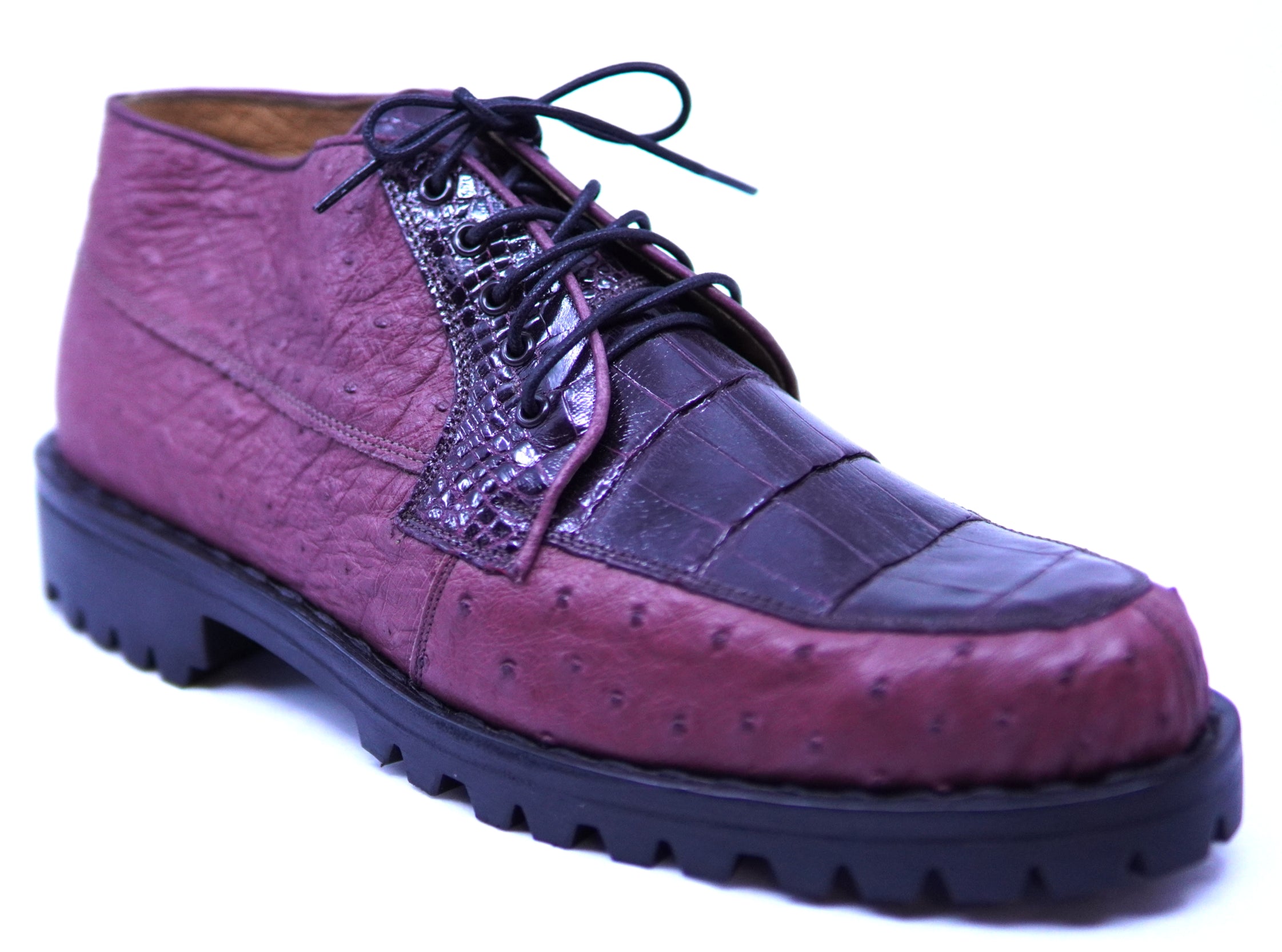 Ostrich & Alligator Belly Ankle Boots image 2