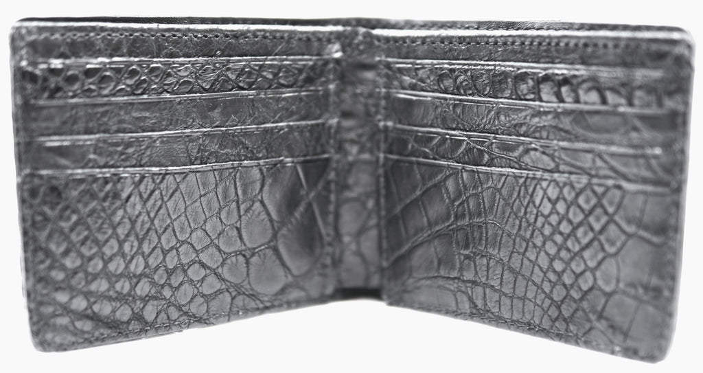 Genuine Alligator Bi-Fold Wallet image 1