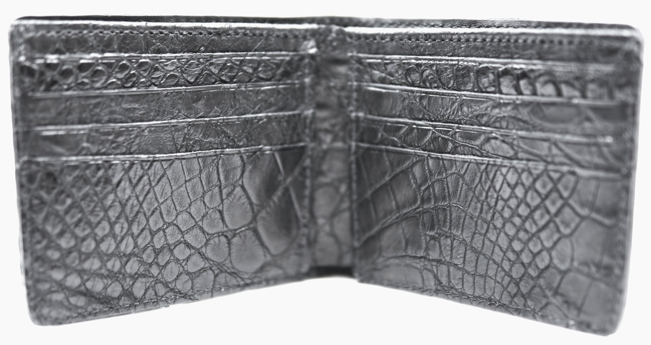 Genuine Alligator Bi-Fold Wallet image 1
