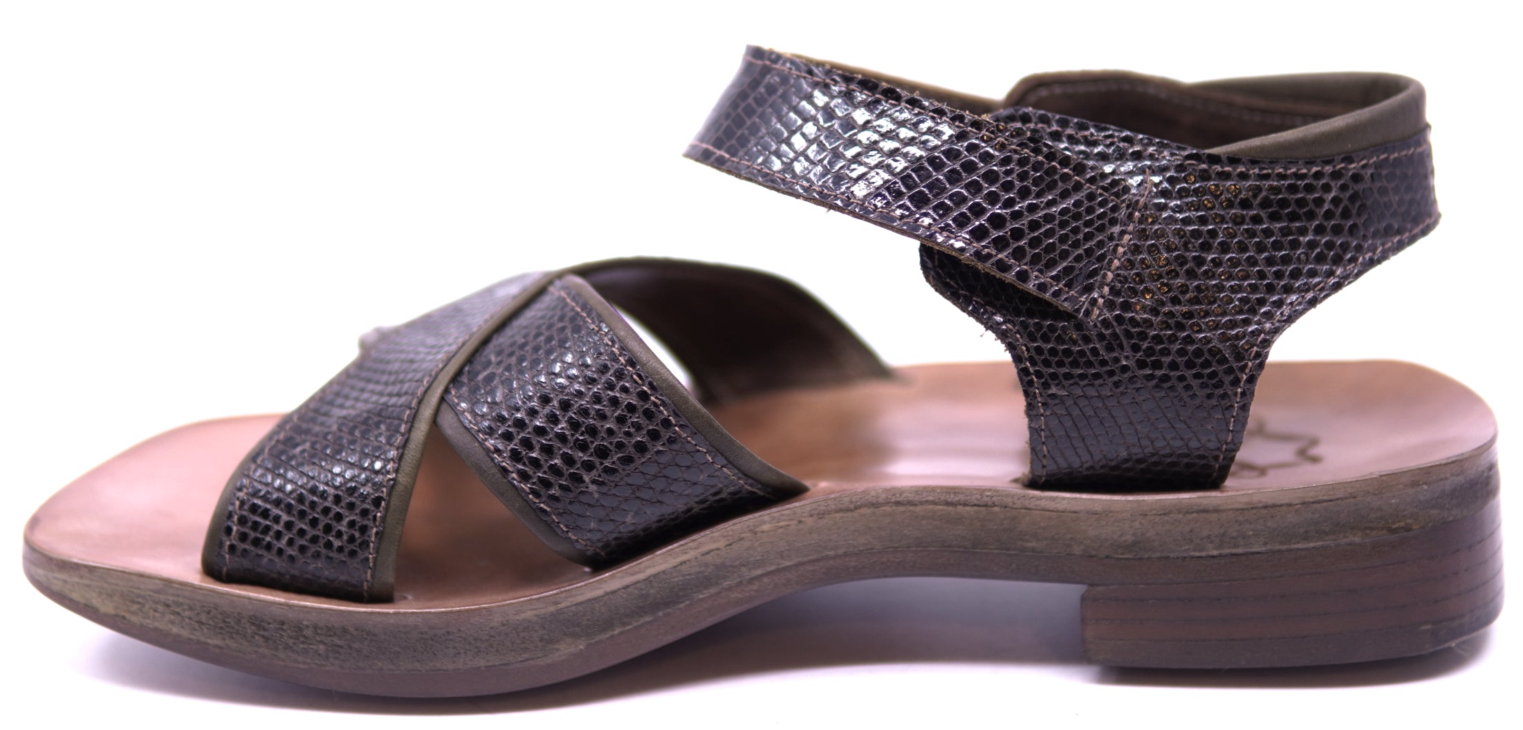Genuine Unisex Lizard Strap Sandals image 1