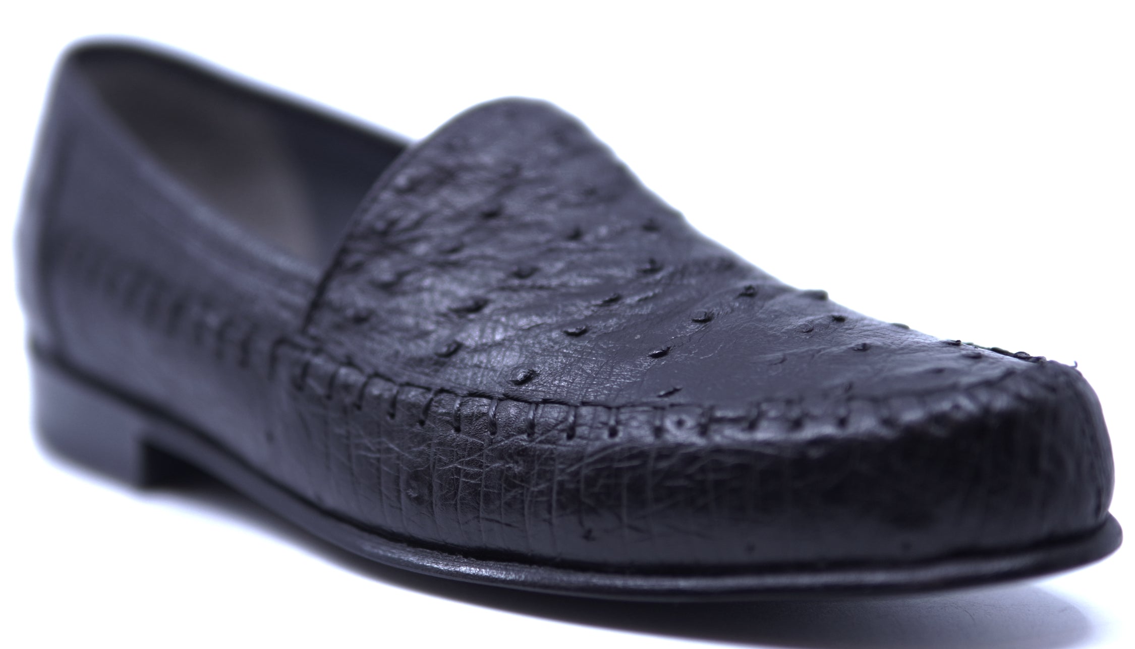 Genuine Ostrich Loafer Dress Shoe image 2