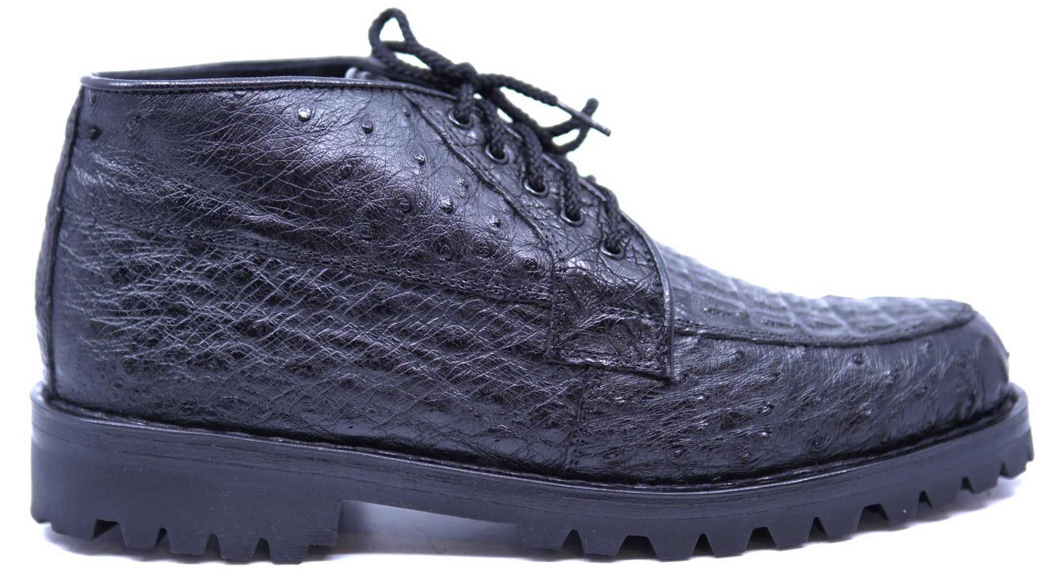 Genuine HB Caiman & Ostrich 8Ds Ankle Boots image 0