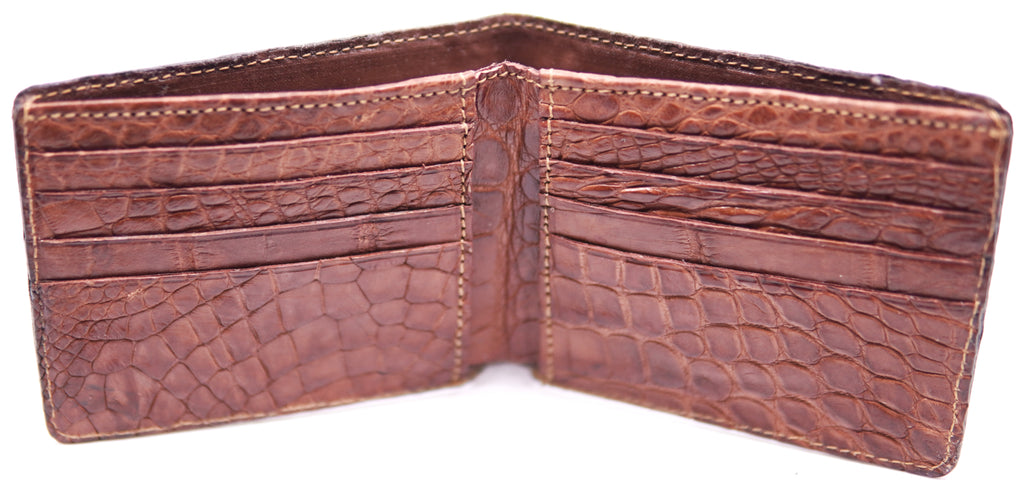 Genuine Alligator Bi- Fold Wallet image 2