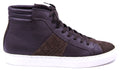 Suede Alligator & Leather High Top Sneaker image 0
