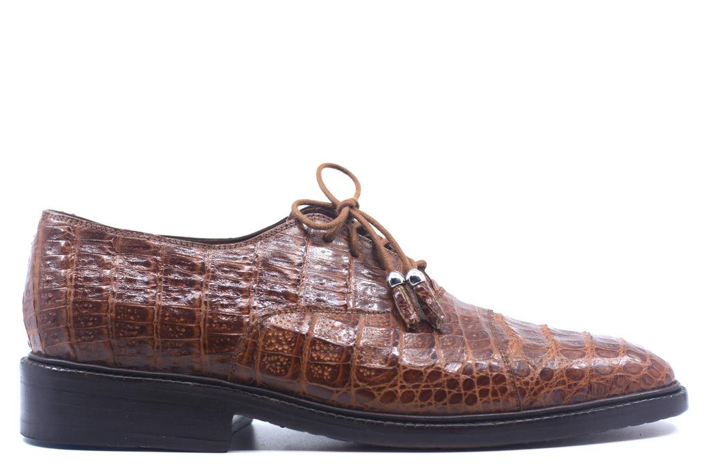 Full Cognac Croc Dress Shoes US 9.5 image 0