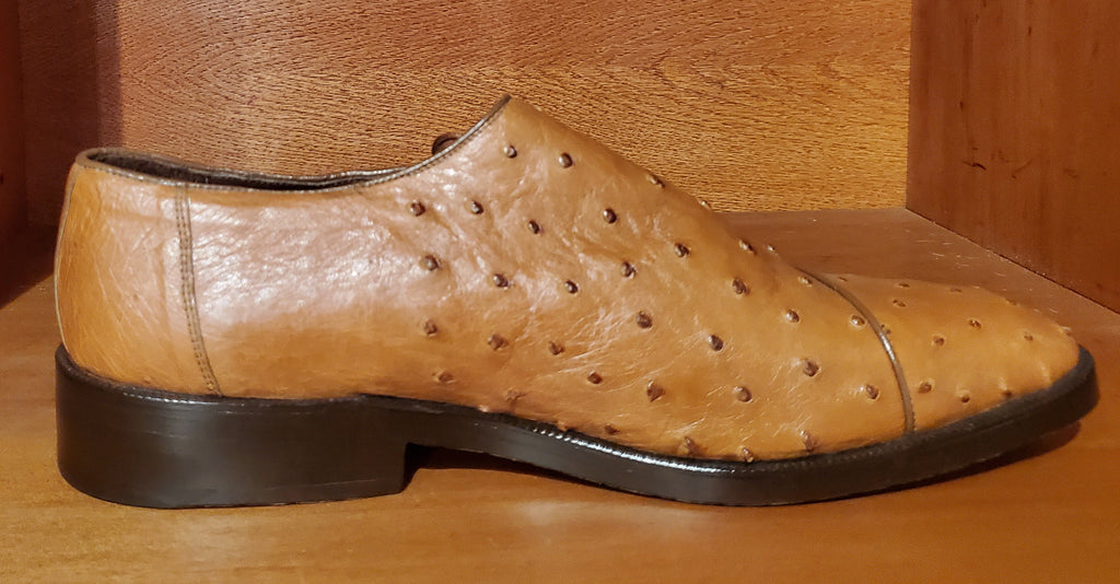 Full Genuine Ostrich Dress Shoe US Men's 11.5 image 1