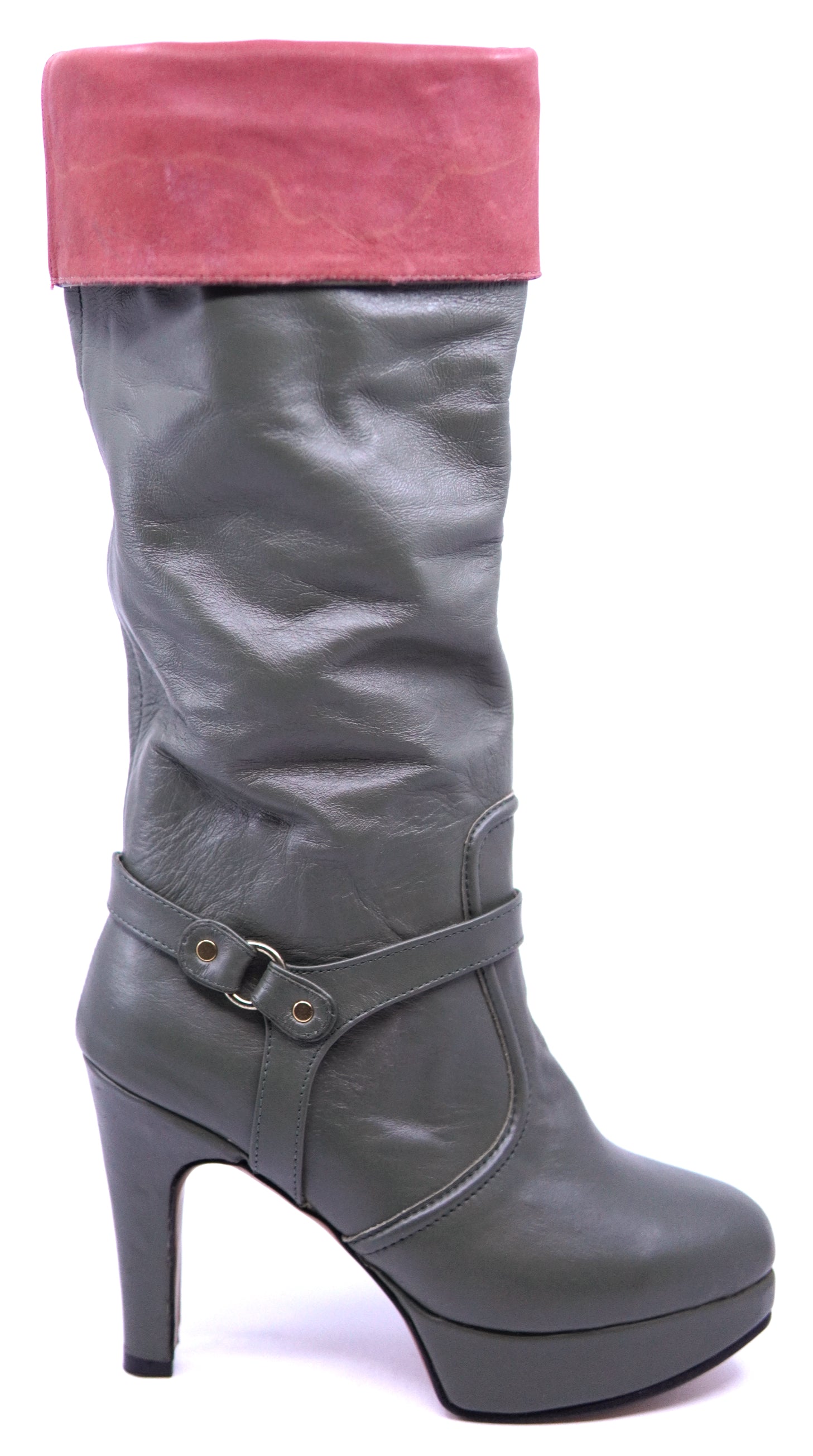 Full Leather Boot Heel image 0