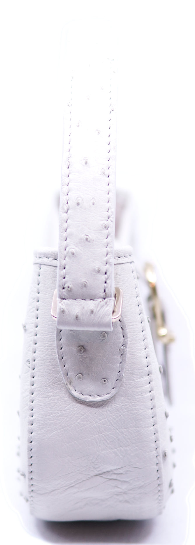 Genuine Ostrich Small Handbag Purse image 3