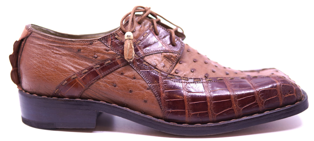 Genuine Alligator Belly & Ostrich Dress Shoe image 0