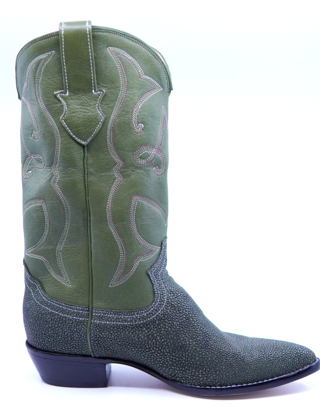Stingray Textured Leather Cowboy Boots image 1