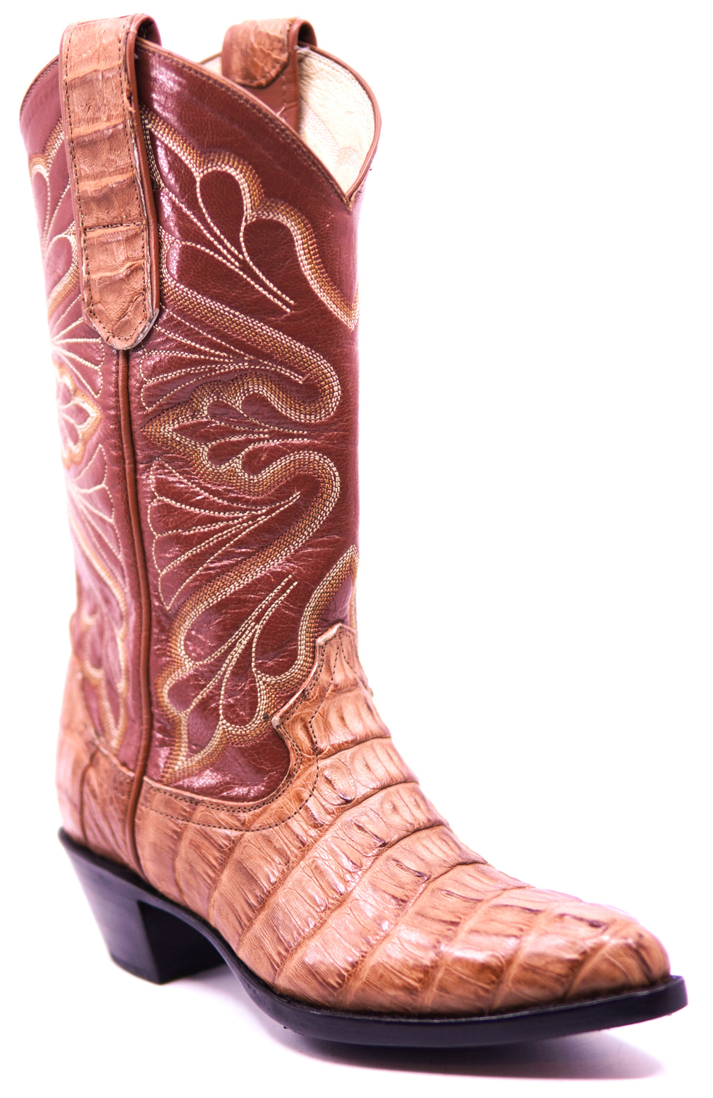 Cognac Crocodile Tail Cowboy Boots image 2