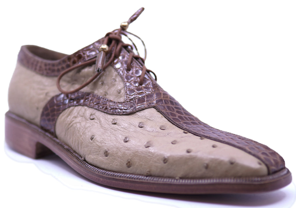 Brown Alligator & Oryx Ostrich Dress Shoes image 2