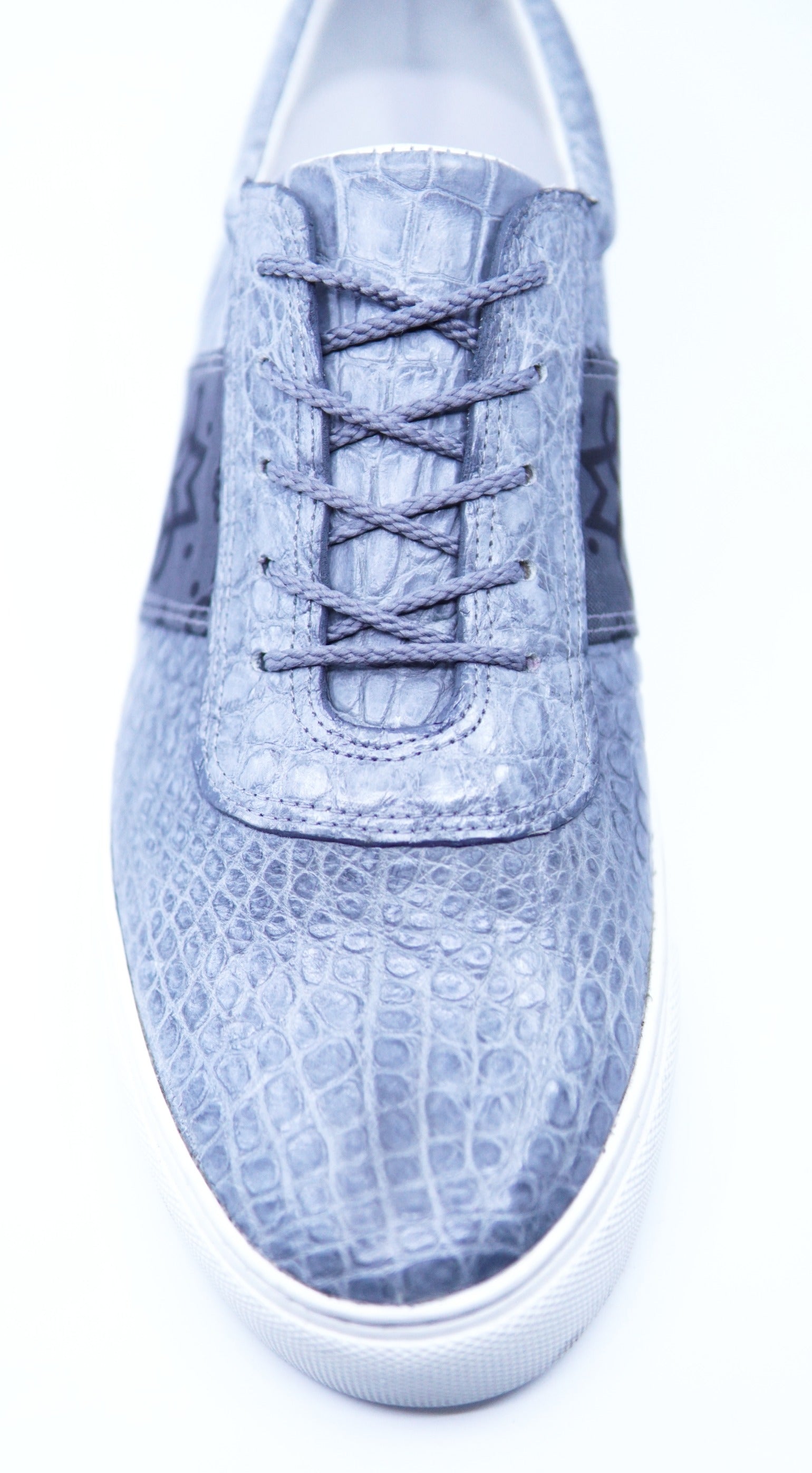 Full Grey Alligator Sneaker US Men's 10.5 image 1