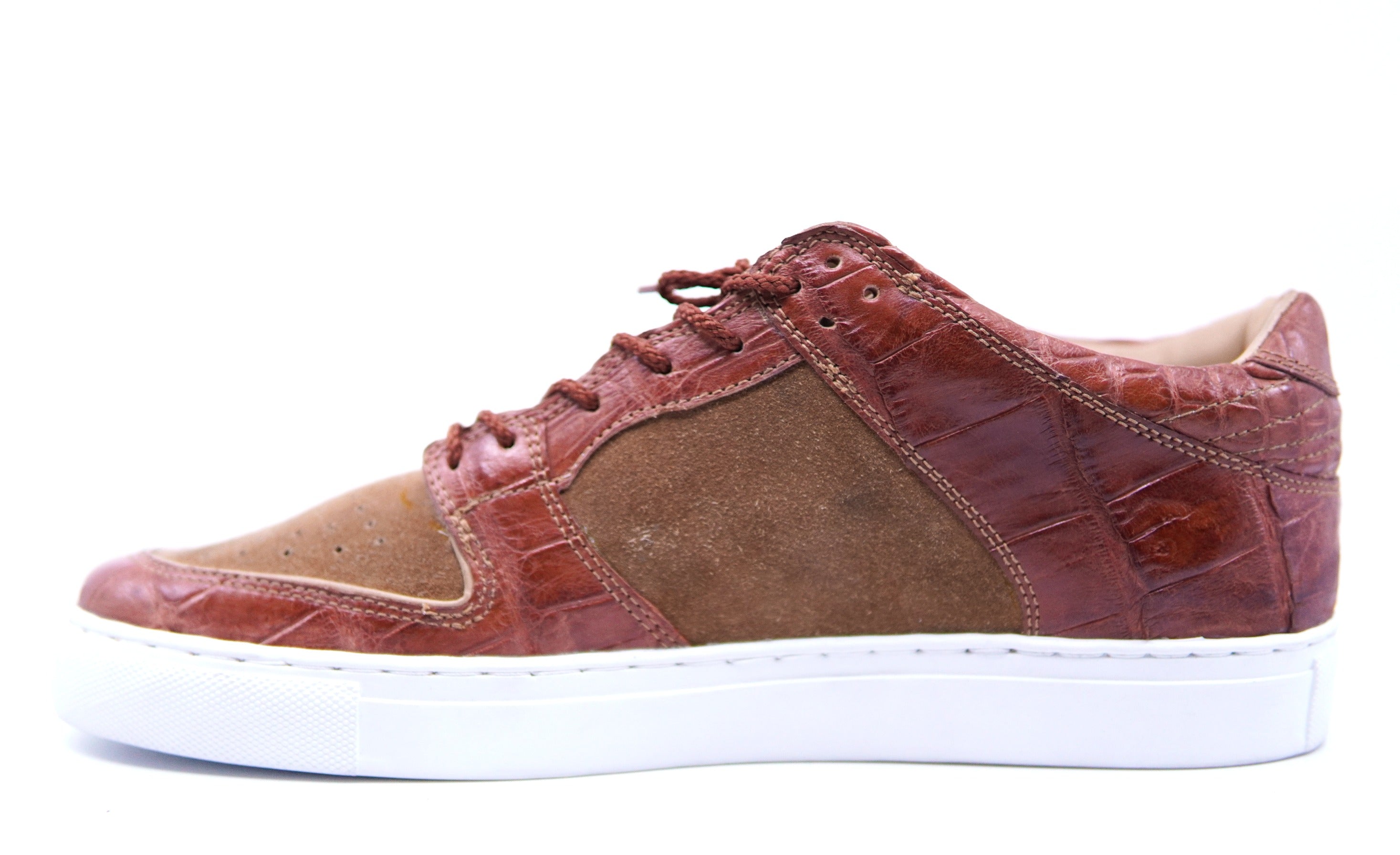 Alligator & Suede Sneakers US 10.5 image 2