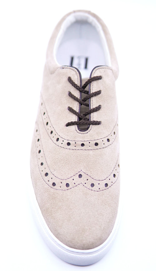Beige Suede Sneaker US 10.5 image 1
