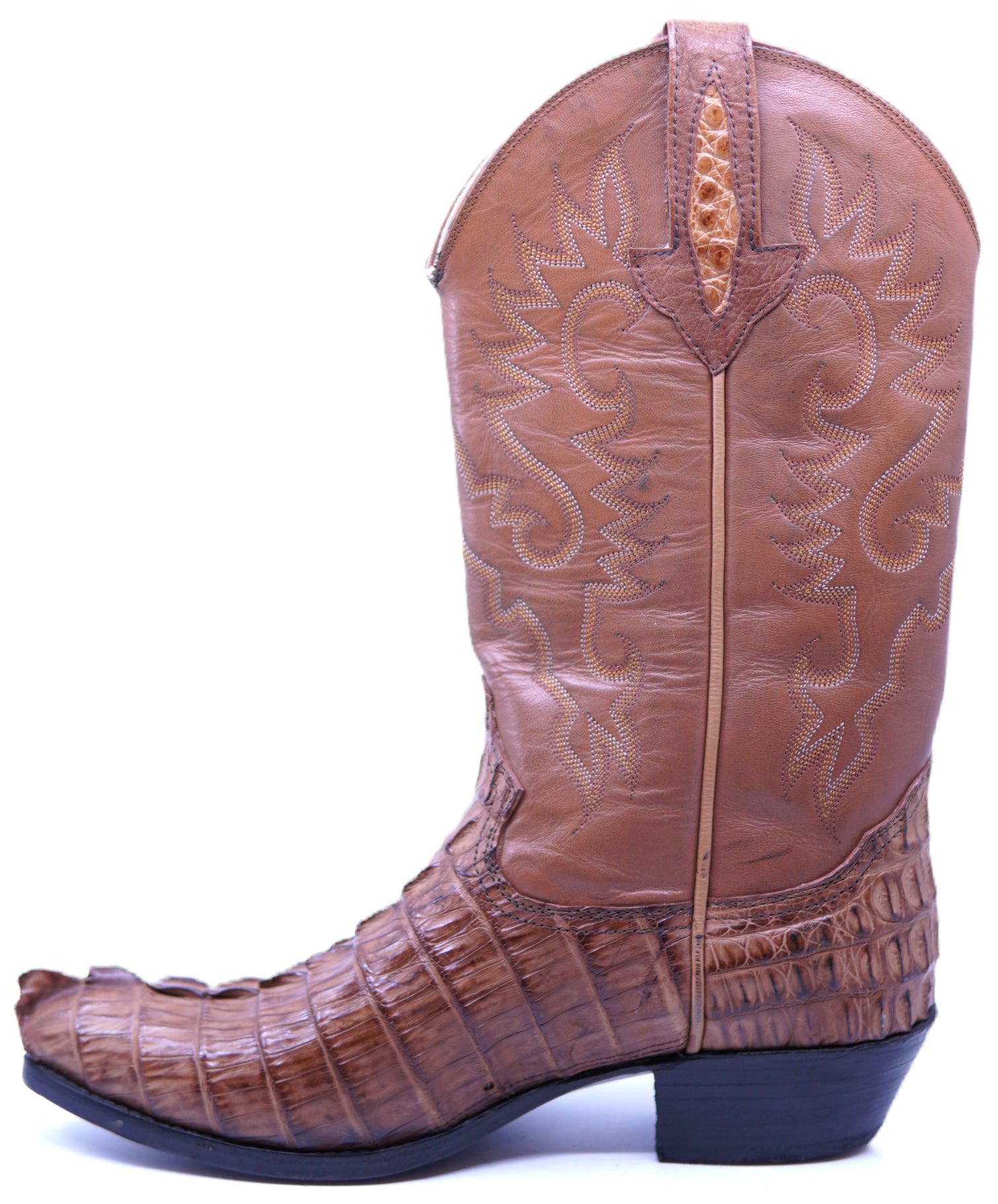 Genuine HB Caiman Tail Cowboy Boots image 1