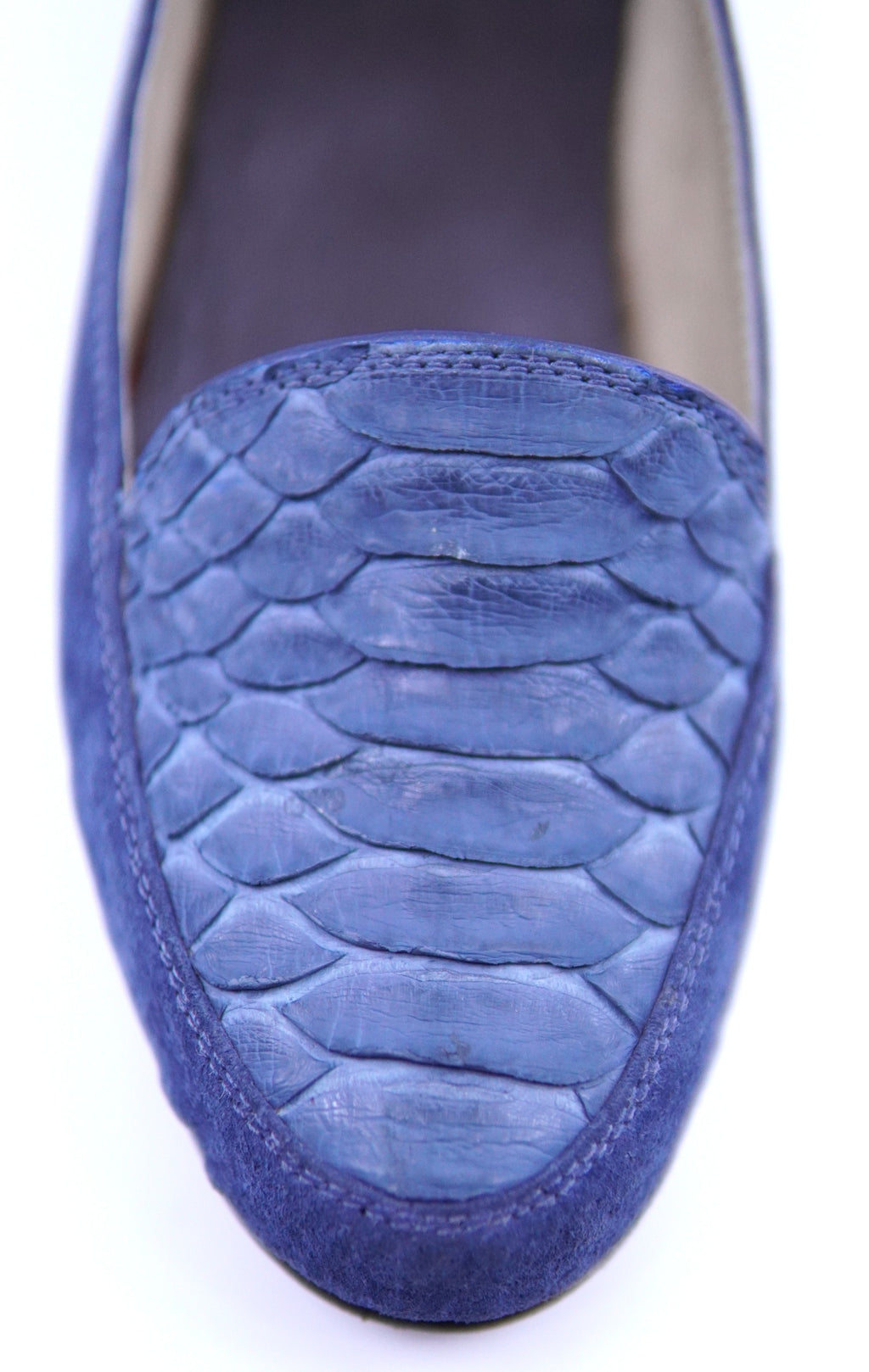 Robin Suede and Snake Leather Loafers IN STOCK image 1