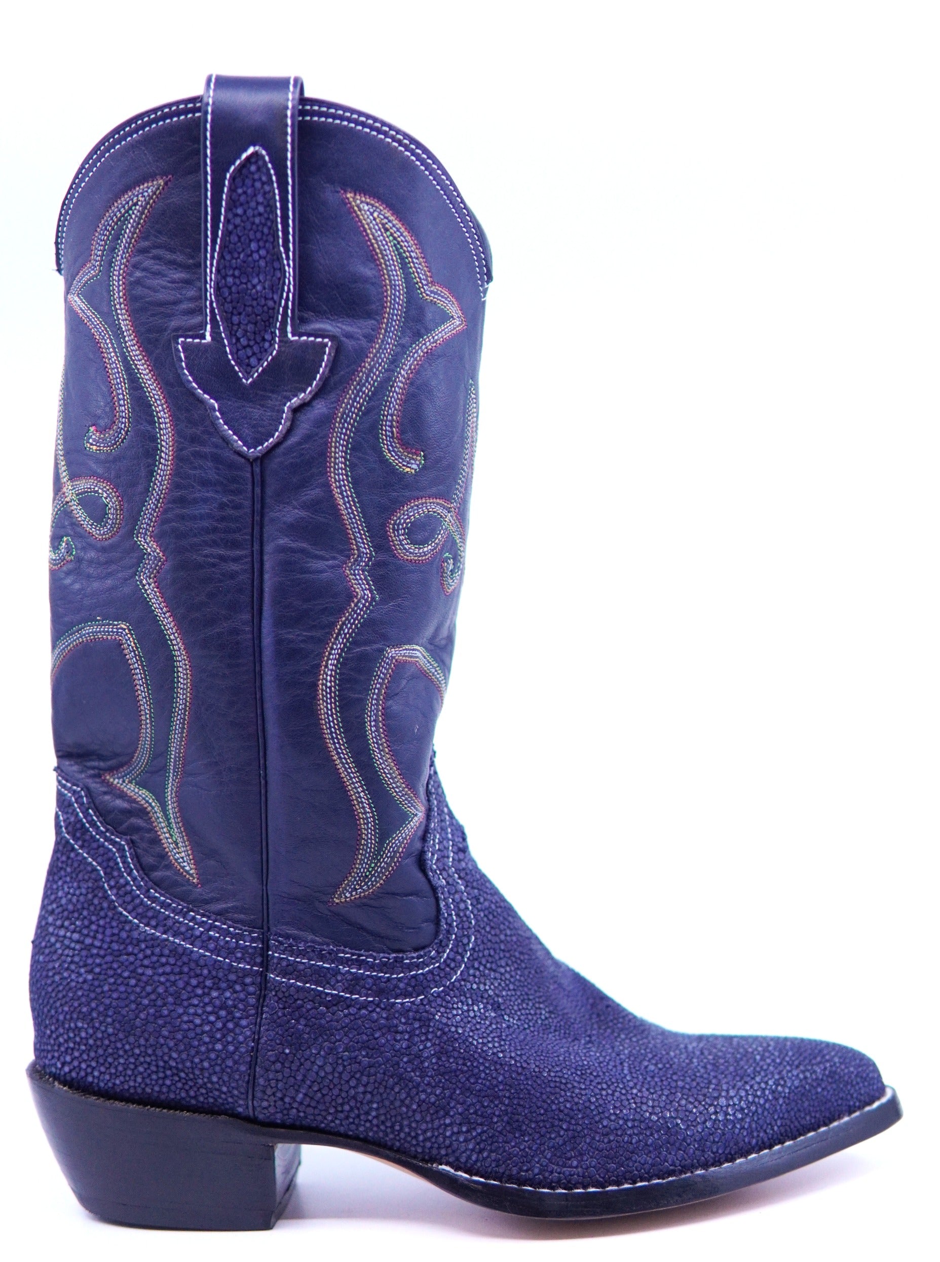 Stingray Textured Leather Cowboy Boots image 5