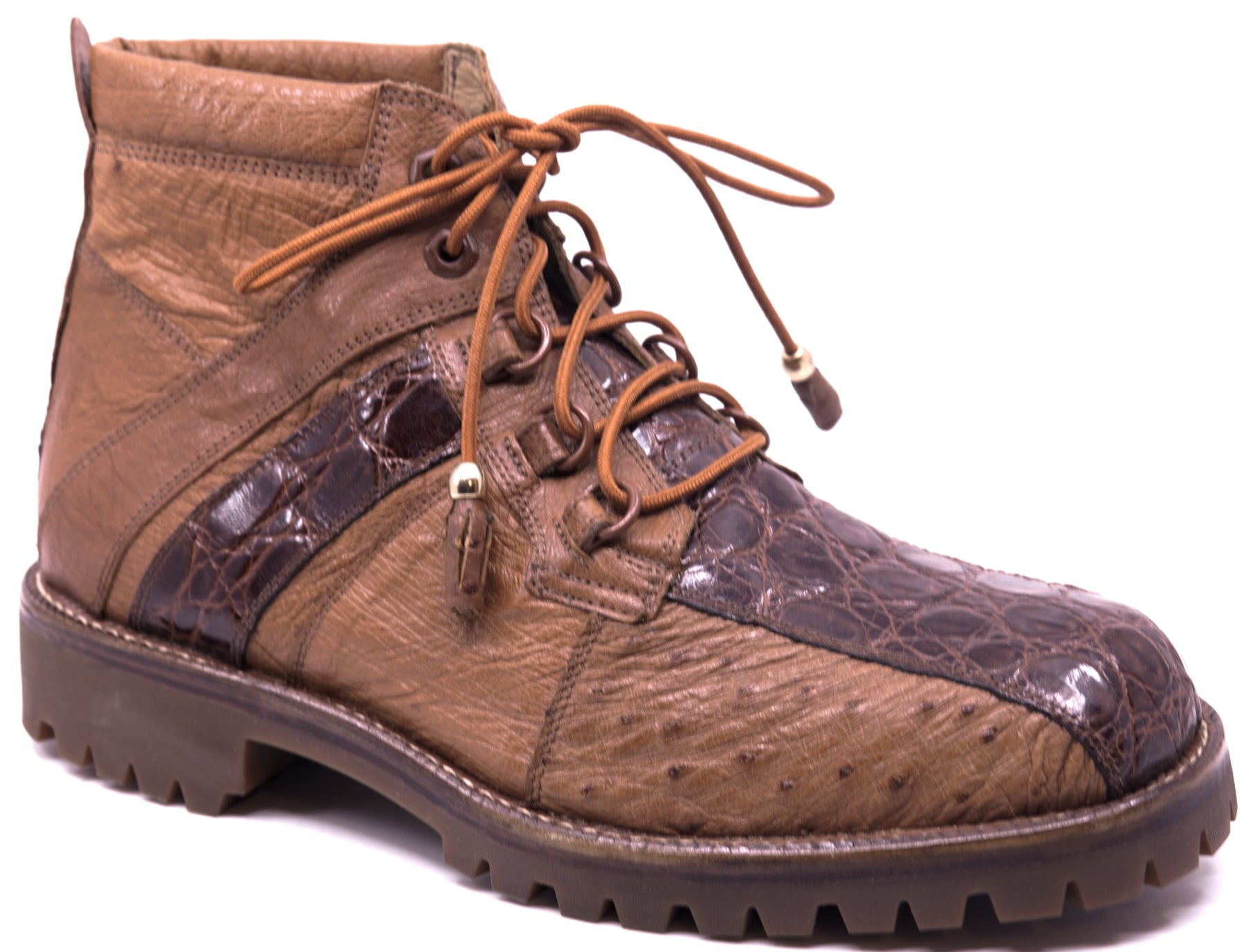Ostrich & Alligator Combat Boots image 2