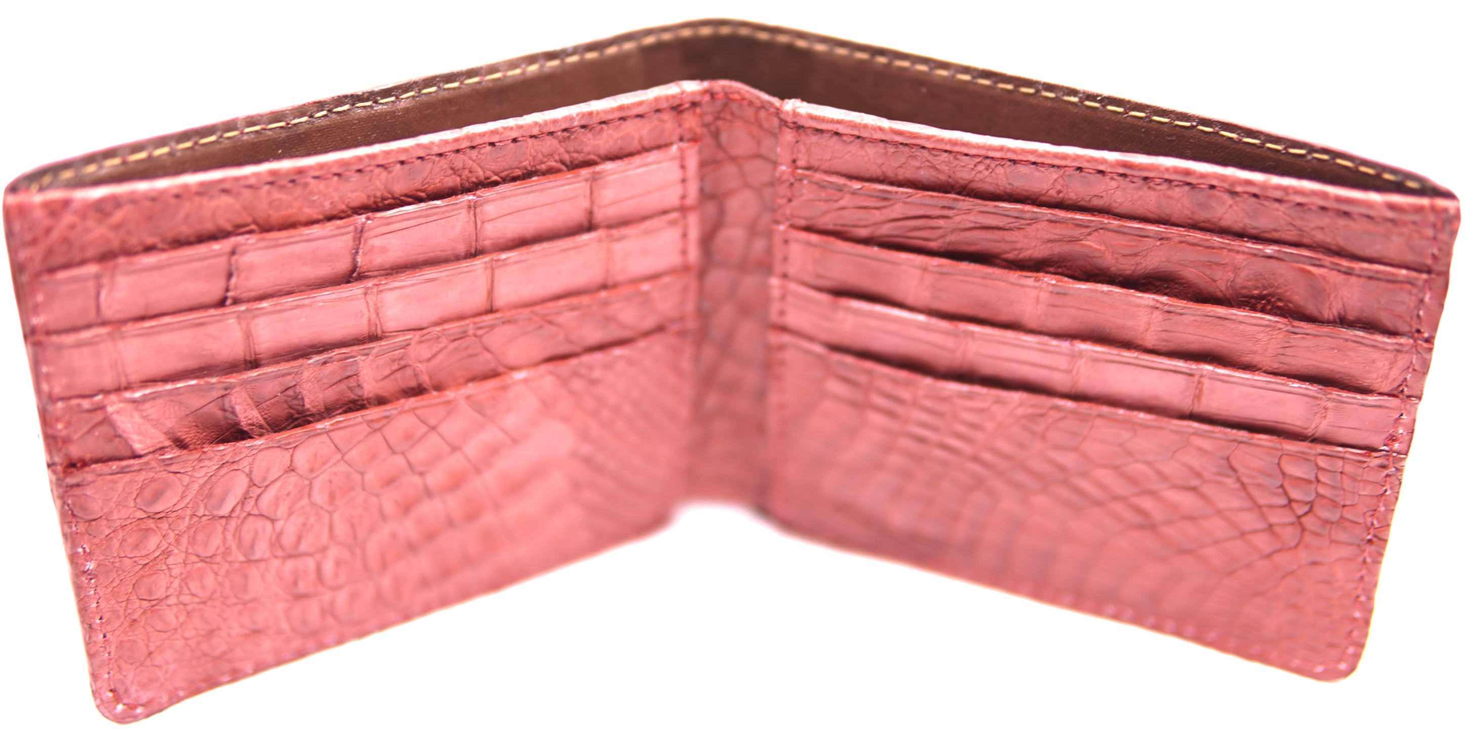 Genuine Crocodile Bi-Fold Wallets image 2