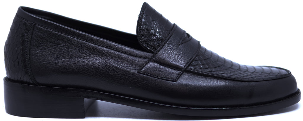 Genuine Python & Leather Loafer 10-US Men's image 0