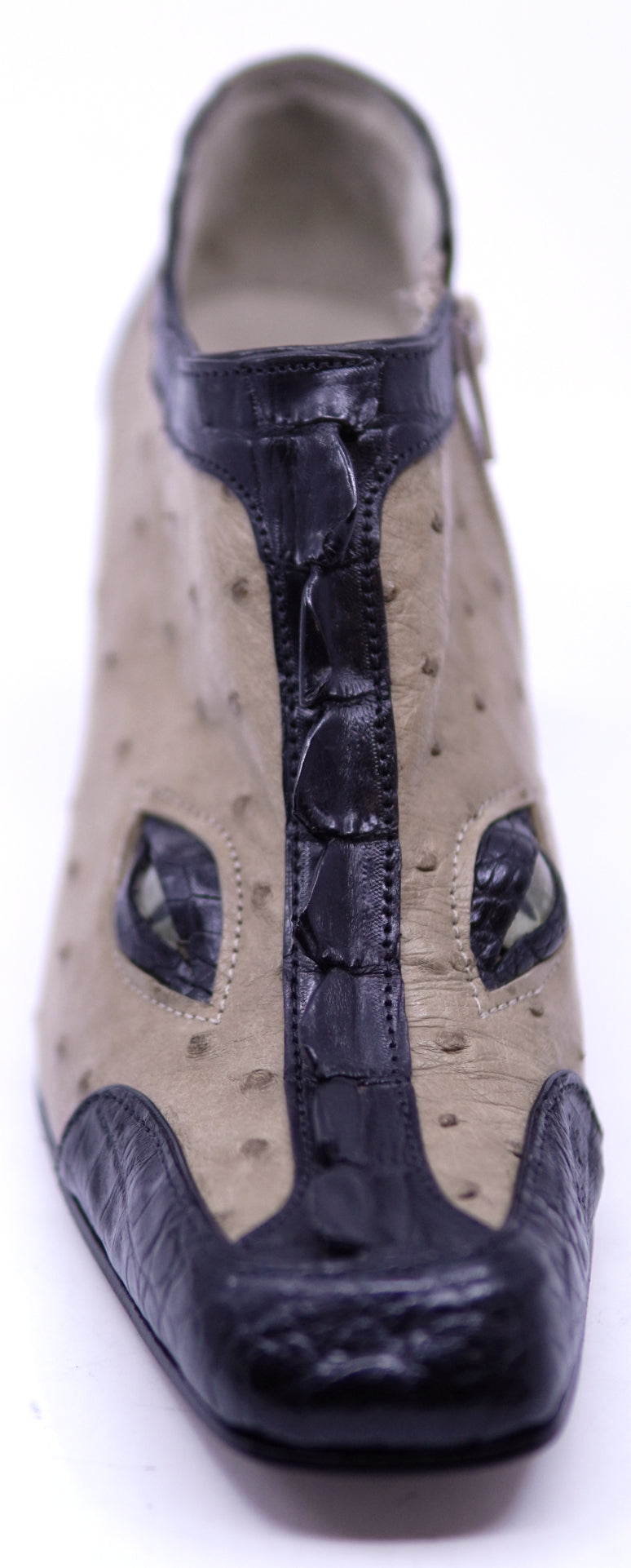Ostrich and Crocodile Tail Ankle Heel image 3
