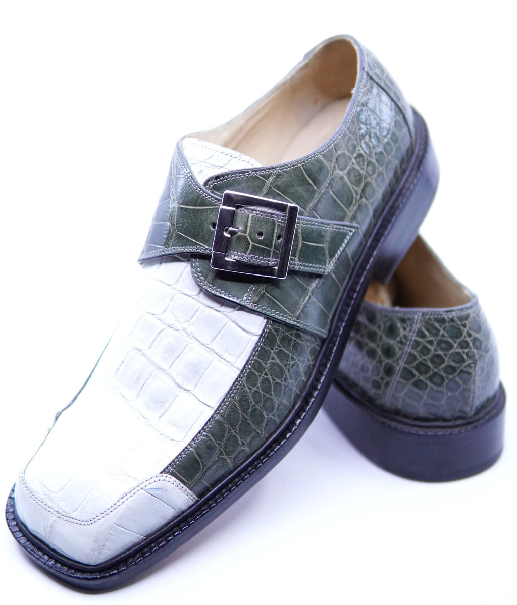 Full Alligator Belly Buckle Loafer US Men's 10 image 1