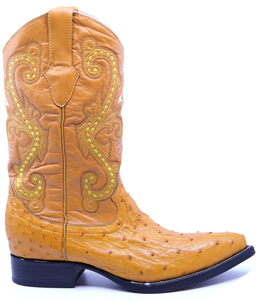 Genuine Ostrich Cowboy Boots image 0
