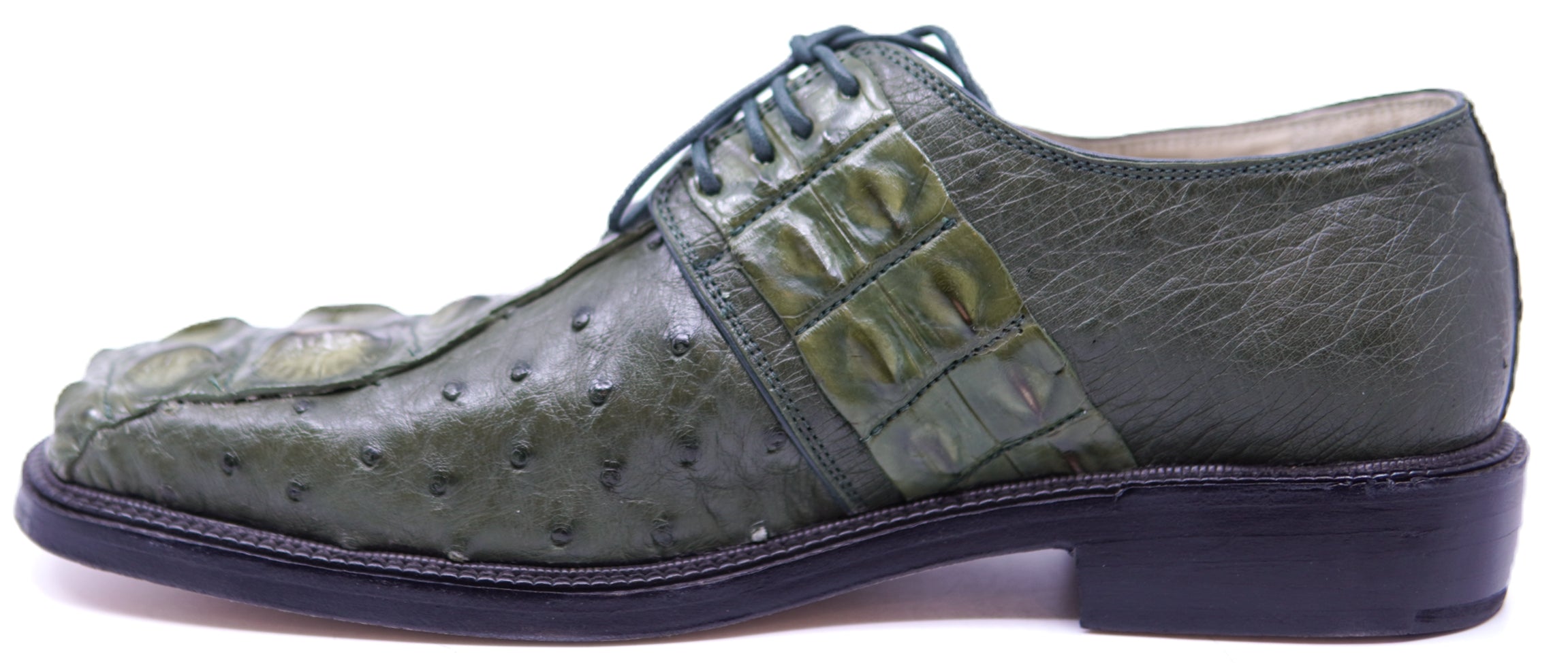 Genuine Alligator HB & Ostrich Dress Shoe image 1