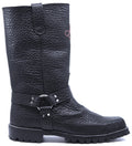 Genuine Buffalo Textured Motorcycle Boots image 0