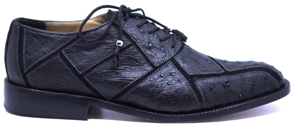 Genuine Ostrich & Velvet Dress Shoe 12-US Men's image 0