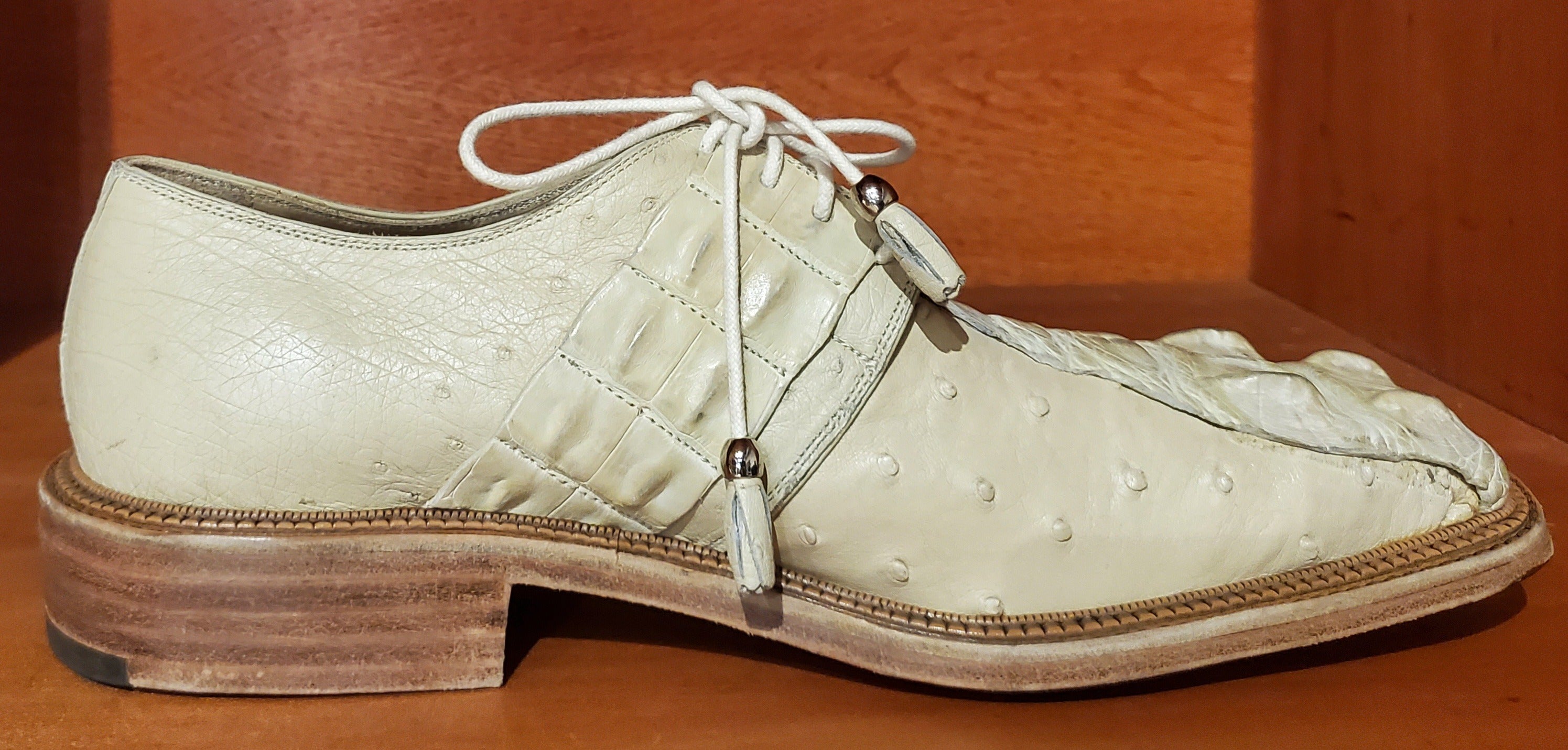 White Crocodile & Ostrich US 10.5 image 0